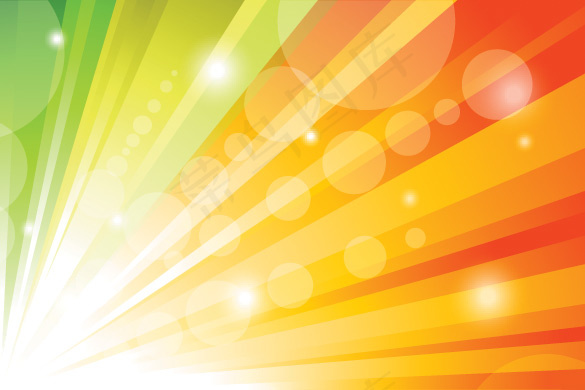 辉煌的夕阳红矢量背景