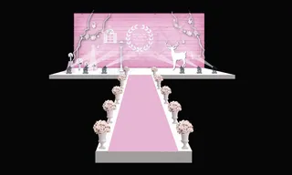 粉色婚礼PS效果图