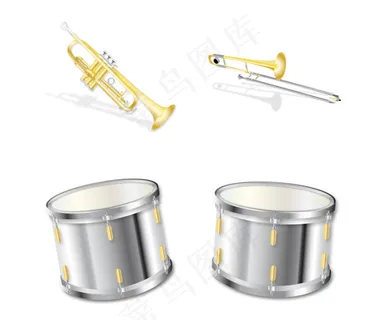 多个爵士乐器