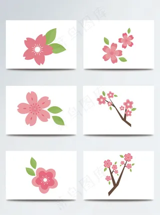 ai鲜花素材花瓣装饰