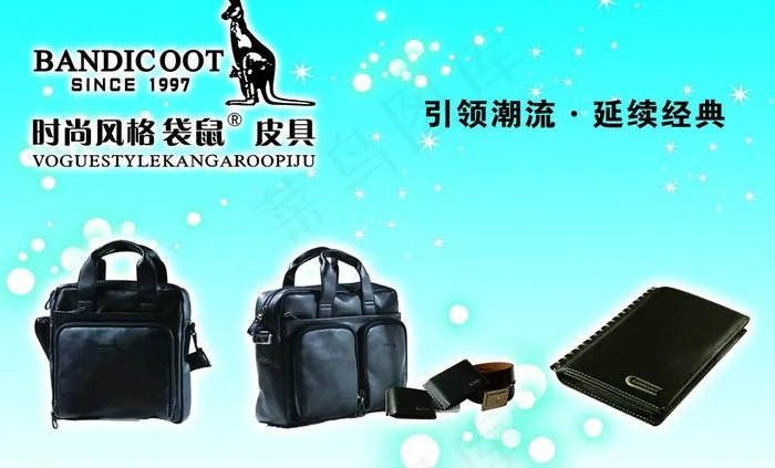 袋鼠皮具图片