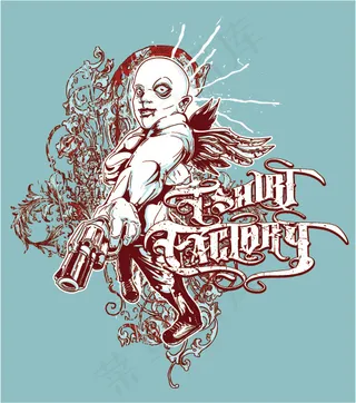 创意卡通人物AI下载免费下载