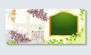 2012年卡通儿童台历7月