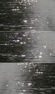 超高清实拍水面波光粼粼视频