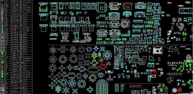 常用家具CAD图库
