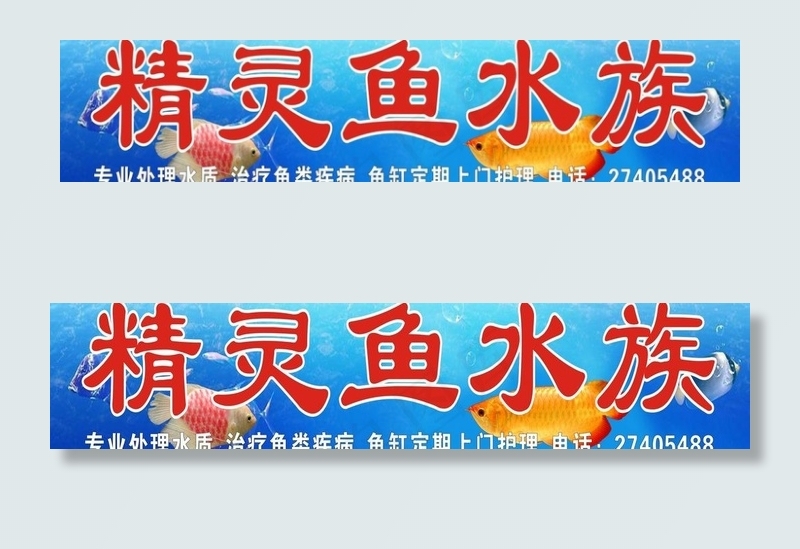 精灵鱼水族图片cdr矢量模版下载
