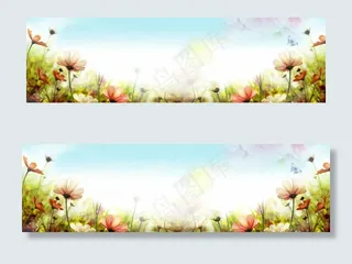 淘宝首页轮播背景 花丛 花朵