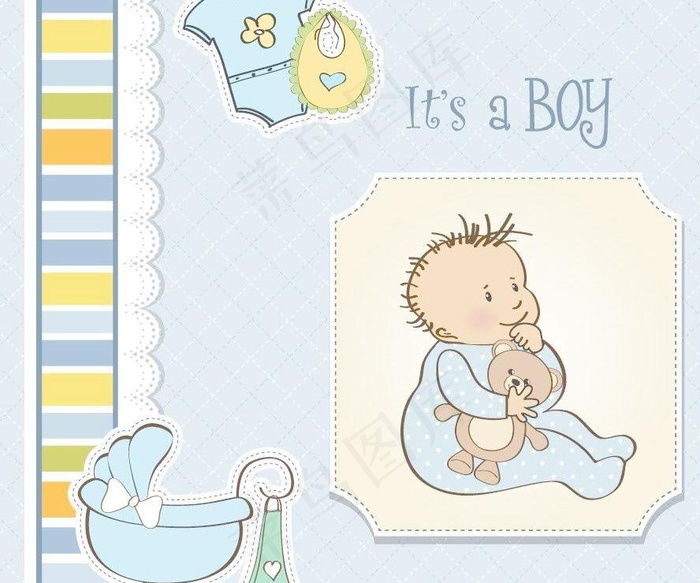 可爱宝宝婴儿卡片图片