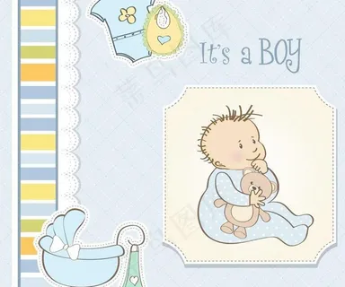 可爱宝宝婴儿卡片图片