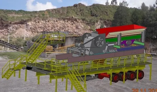 plataform颚式破碎机