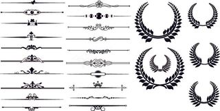 漂亮的图案边界矢量素材02