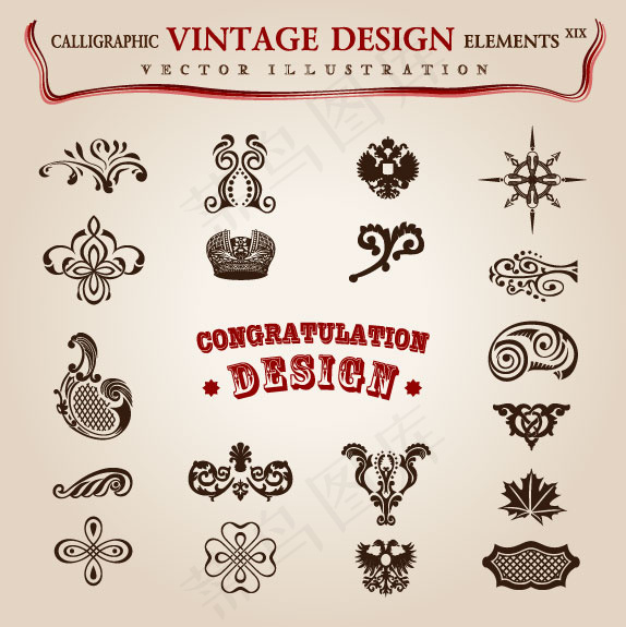 欧式经典边框04-矢量素材