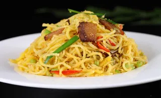 腌猪肉炒山药丸子图片