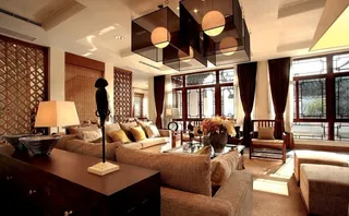 中式风格客厅效果图