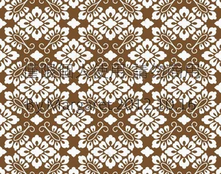 传统花草对称纹样图片