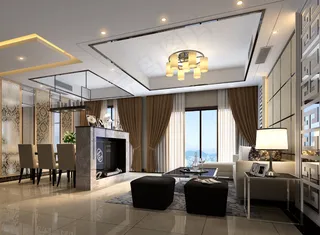 新中式客厅图片