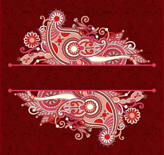 古典花纹背景图片