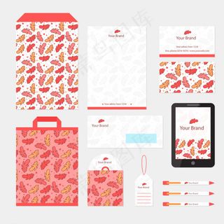 羽毛VI设计图片