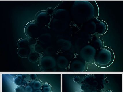 唯美细胞生物科技视频素材