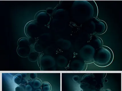 唯美细胞生物科技视频素材