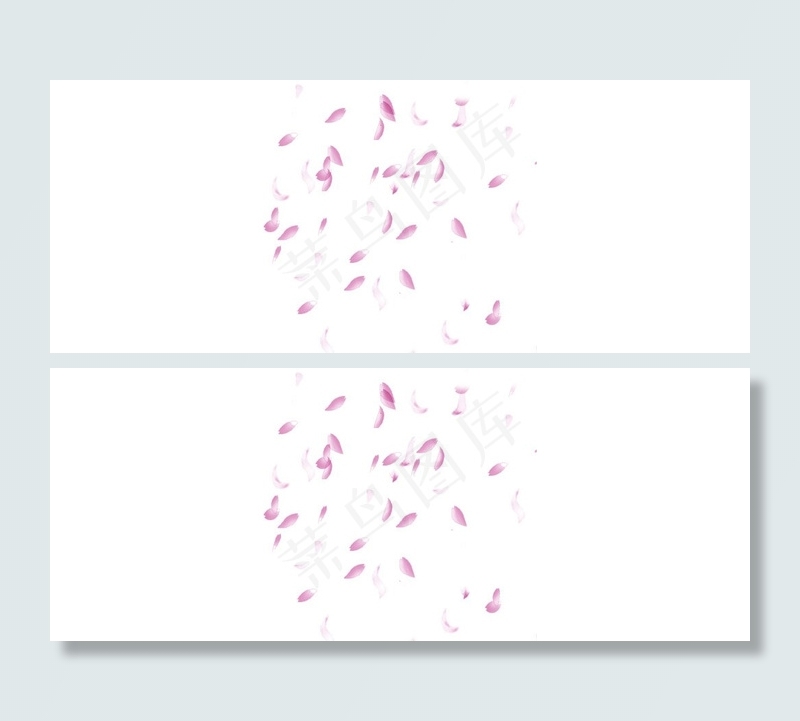 漂亮的玫瑰花花瓣笔刷