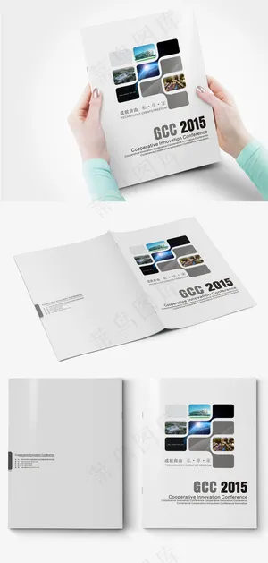 简约大气企业画册封面设计模板