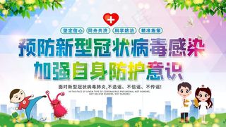 学校预防新型冠状病毒内容展板1