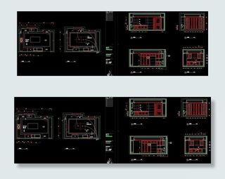 厨房平立面及天花详图图片