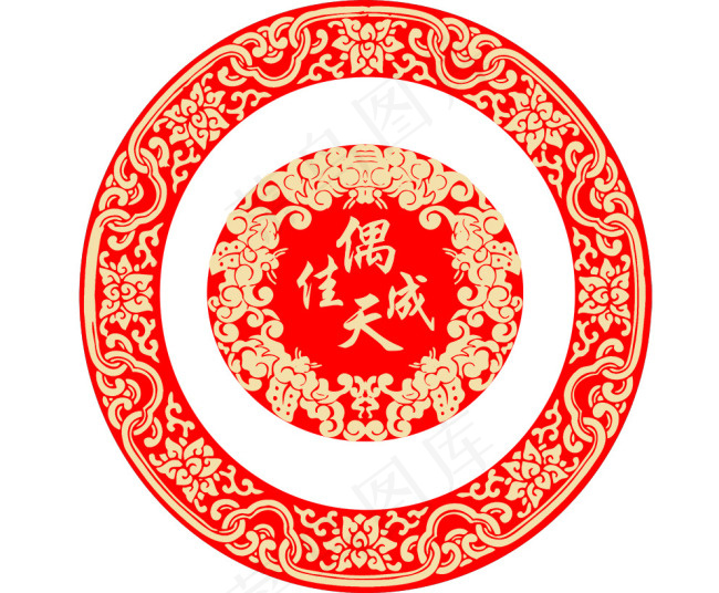 古典婚礼背景图