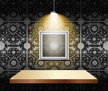 欧式花纹相框设计图片