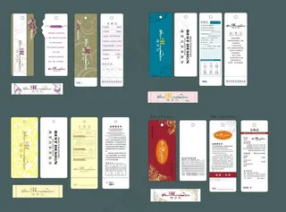 服装吊牌设计图片