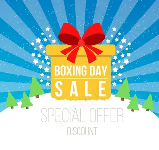 节礼日背景与黄色礼物星星