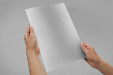 骑马订画册智能贴图 双手拿握