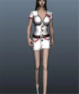 女性性感角色游戏模型