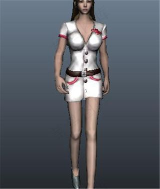 女性性感角色游戏模型