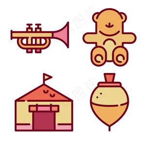 母婴玩具icon图标