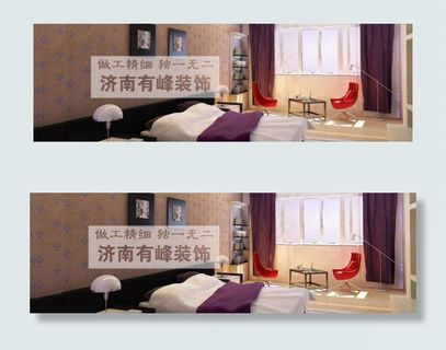 室内装修装饰高清banner图ps...
