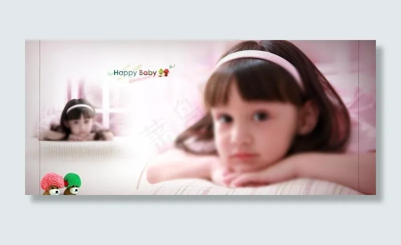 儿童摄影模板图片