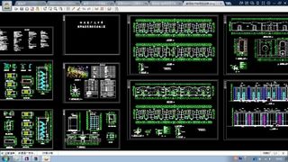 某市教师经济实用性住房全套cad设...