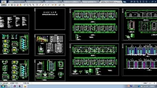 某市教师经济实用性住房全套cad设...