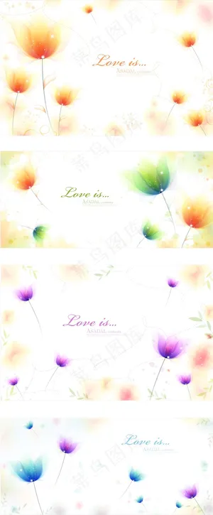 透明花梦幻卡 透明花梦幻卡