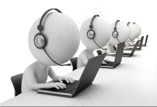 40多款款3D立体小人商务PPT免...