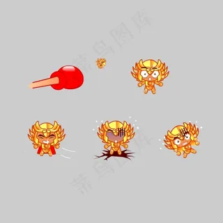 精品圣斗士动态表情flash动态源...