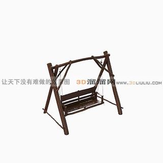 3D秋千椅模型