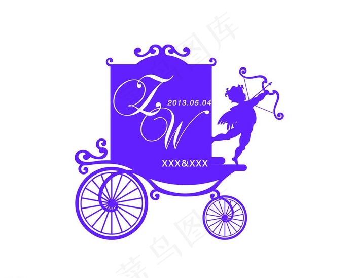 婚礼logo图片psd模版下载