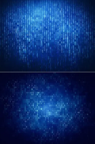 蓝色科技背景高清图片
