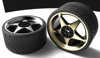 法拉利的车轮组件