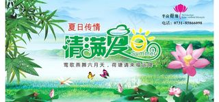 端午节花店橱窗海报图片