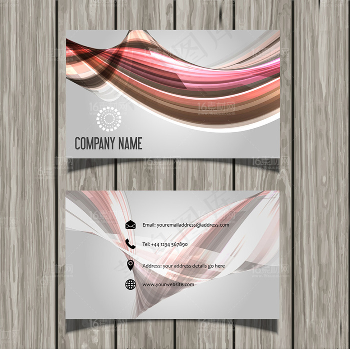 创意个性商务名片矢量素材
