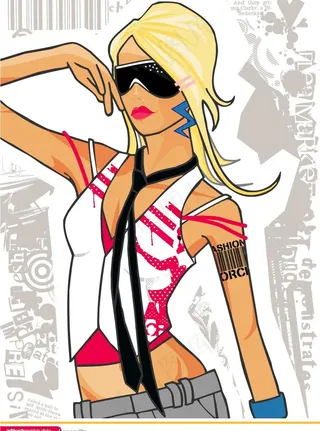 款式图 女装 少女 服装 21图片